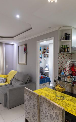 Apartamento para alugar com 47m², 2 quartos e 1 vaga Apartamento para alugar com 47m², 2 quartos e 1 vagaSala/Cozinha/Área de Serviço