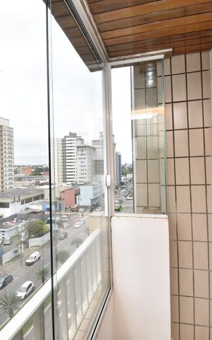 Apartamento à venda com 41m², 1 quarto e sem vagaSacada da Sala