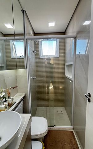Apartamento à venda com 48m², 2 quartos e 1 vaga Apartamento à venda com 48m², 2 quartos e 1 vagaBanheiro