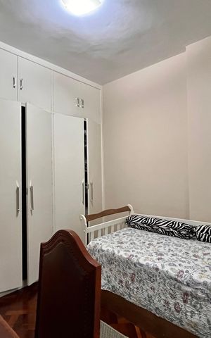 Apartamento à venda com 86m², 3 quartos e 2 vagasQuarto 3