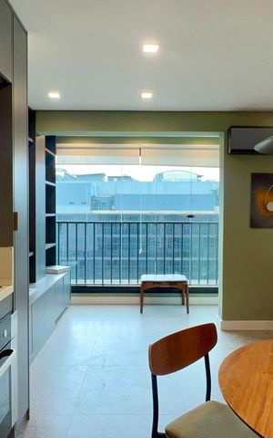 Studio para alugar com 30m², 1 quarto e sem vaga Studio para alugar com 30m², 1 quarto e sem vagaCozinha
