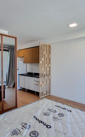 Studio para alugar com 32m², 1 quarto e sem vaga Studio para alugar com 32m², 1 quarto e sem vagaStudio