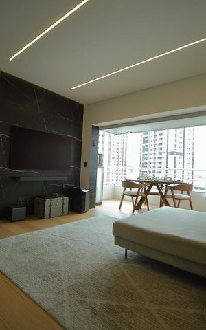 Studio à venda com 47m², 1 quarto e 1 vagaSala
