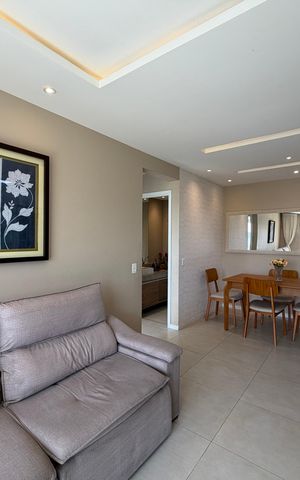 Apartamento para alugar com 74m², 2 quartos e 1 vagaSala