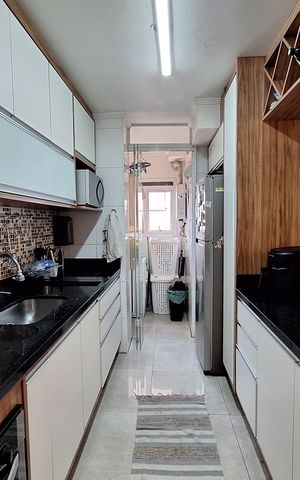 Apartamento à venda com 92m², 3 quartos e 2 vagasCozinha