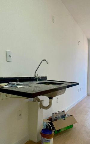 Studio para alugar com 26m², 1 quarto e sem vaga Studio para alugar com 26m², 1 quarto e sem vagaCozinha
