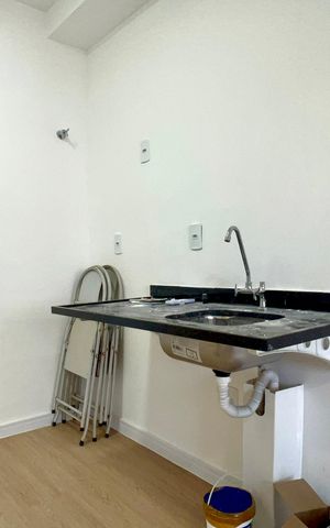 Studio para alugar com 26m², 1 quarto e sem vaga Studio para alugar com 26m², 1 quarto e sem vagaCozinha