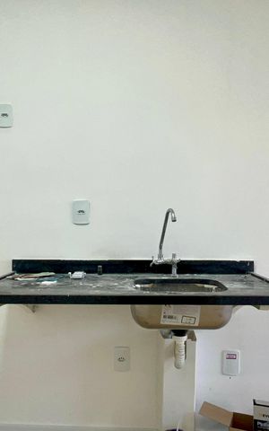 Studio para alugar com 26m², 1 quarto e sem vaga Studio para alugar com 26m², 1 quarto e sem vagaCozinha