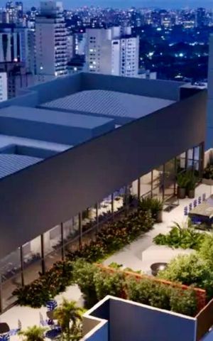 Studio para alugar com 26m², 1 quarto e sem vaga Studio para alugar com 26m², 1 quarto e sem vagaRoftop