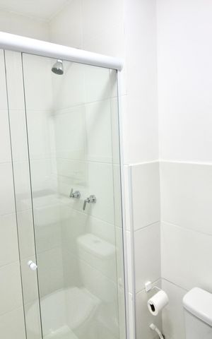 Apartamento para alugar com 76m², 2 quartos e 1 vaga Apartamento para alugar com 76m², 2 quartos e 1 vagaBanheiro 1