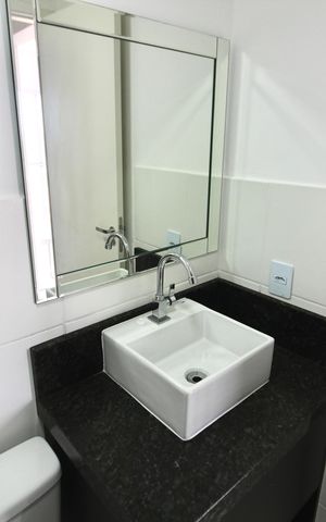 Apartamento para alugar com 76m², 2 quartos e 1 vaga Apartamento para alugar com 76m², 2 quartos e 1 vagaBanheiro 1