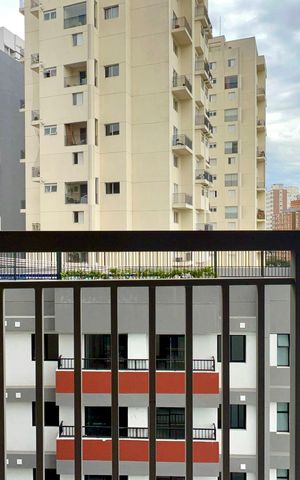 Studio para alugar com 27m², 1 quarto e sem vagaVaranda