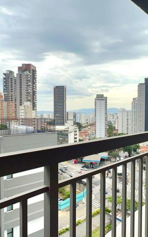 Studio para alugar com 27m², 1 quarto e sem vagaVaranda