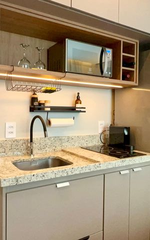 Studio para alugar com 27m², 1 quarto e sem vagaCozinha