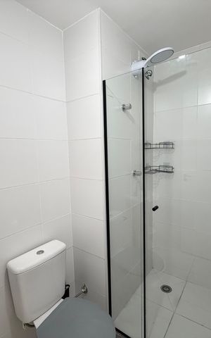 Studio para alugar com 24m², 1 quarto e sem vaga Studio para alugar com 24m², 1 quarto e sem vagaBanheiro
