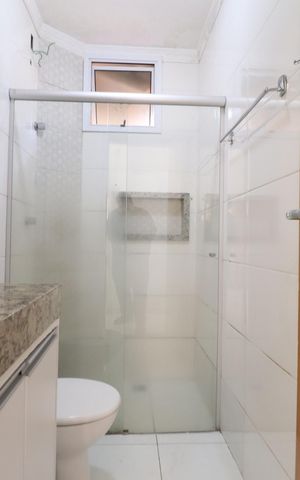 Apartamento para alugar com 59m², 2 quartos e 1 vagaBanheiro Social