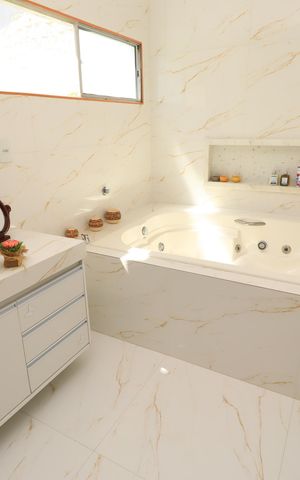 Casa para alugar com 200m², 2 quartos e 1 vagaBanheiro da Suíte