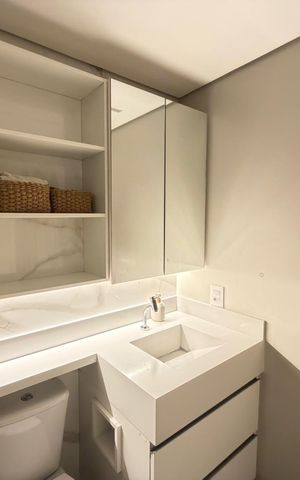 Apartamento para alugar com 60m², 2 quartos e 1 vaga Apartamento para alugar com 60m², 2 quartos e 1 vagaBanheiro