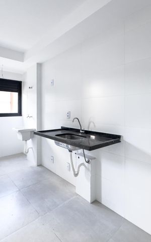 Apartamento à venda com 41m², 2 quartos e 1 vaga Apartamento à venda com 41m², 2 quartos e 1 vagaCozinha e Área de Serviço