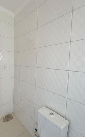 Casa para alugar com 130m², 2 quartos e 1 vaga Casa para alugar com 130m², 2 quartos e 1 vagaBanheiro 1