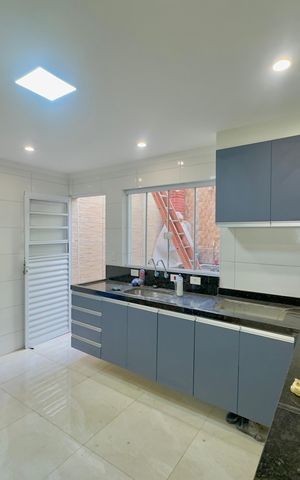 Casa para alugar com 130m², 2 quartos e 1 vaga Casa para alugar com 130m², 2 quartos e 1 vagaCozinha