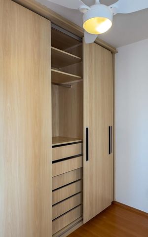 Apartamento à venda com 54m², 2 quartos e 1 vagaQuarto 2