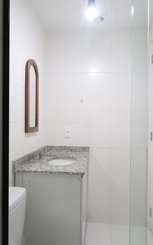 Apartamento para alugar com 50m², 2 quartos e 1 vagaBanheiro da Suíte