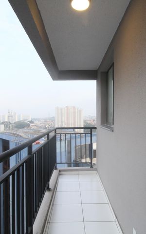 Apartamento à venda com 39m², 2 quartos e sem vagaVaranda