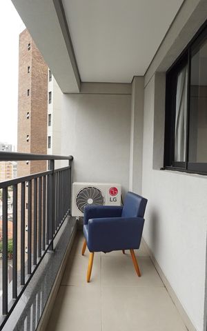 Studio para alugar com 21m², 1 quarto e sem vagaVaranda