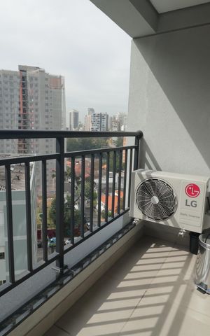 Apartamento para alugar com 21m², 1 quarto e sem vagaVaranda
