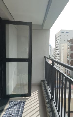 Apartamento para alugar com 21m², 1 quarto e sem vagaVaranda