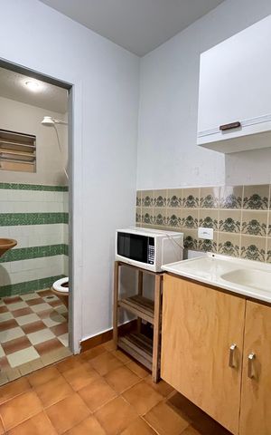 Studio para alugar com 22m², 1 quarto e sem vaga Studio para alugar com 22m², 1 quarto e sem vagaKitnet - Cozinha