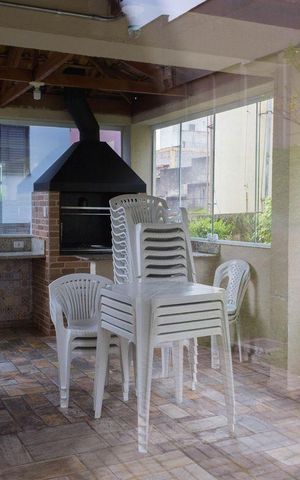 Apartamento à venda com 55m², 2 quartos e 1 vaga Apartamento à venda com 55m², 2 quartos e 1 vagaÁrea comum - Churrasqueira