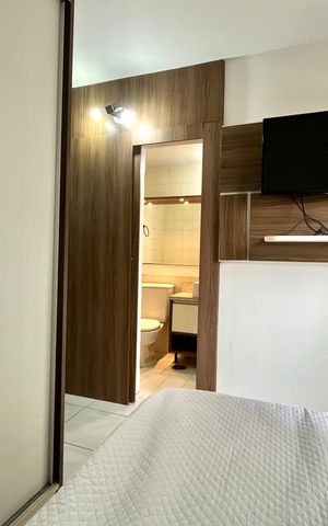 Apartamento para alugar com 25m², 1 quarto e 1 vaga Apartamento para alugar com 25m², 1 quarto e 1 vagaQuarto