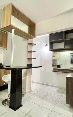 Apartamento para alugar com 25m², 1 quarto e 1 vaga Apartamento para alugar com 25m², 1 quarto e 1 vagaSala