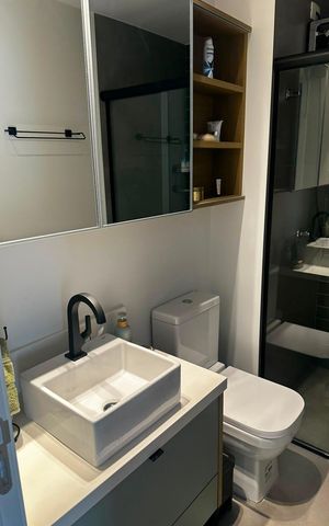 Apartamento à venda com 40m², 2 quartos e 1 vaga Apartamento à venda com 40m², 2 quartos e 1 vagaBanheiro