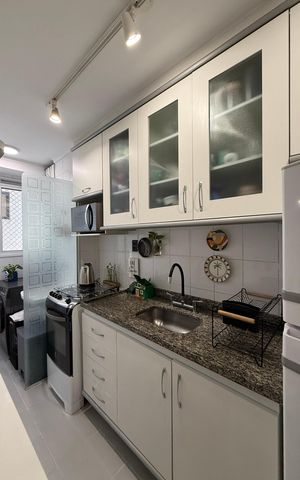 Apartamento à venda com 50m², 1 quarto e 1 vaga