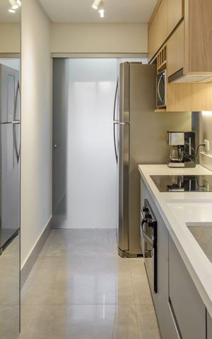 Apartamento à venda com 54m², 1 quarto e 2 vagas Apartamento à venda com 54m², 1 quarto e 2 vagasCozinha