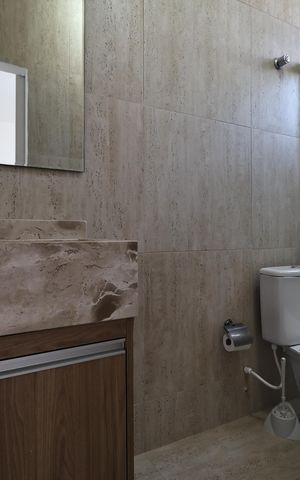 Apartamento à venda com 100m², 2 quartos e 2 vagas Apartamento à venda com 100m², 2 quartos e 2 vagasBanheiro da Suíte