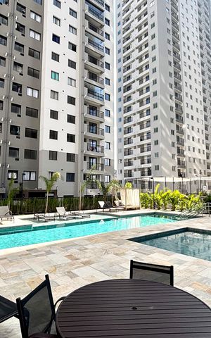 Apartamento para alugar com 43m², 2 quartos e 1 vaga Apartamento para alugar com 43m², 2 quartos e 1 vagaÁrea comum - Piscina