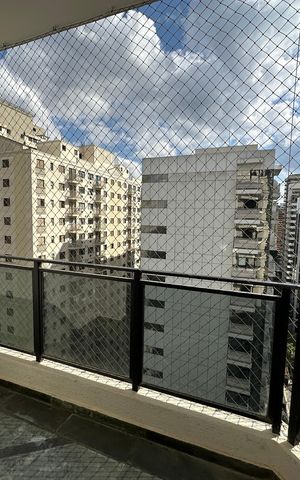 Apartamento para alugar com 128m², 3 quartos e 2 vagas Apartamento para alugar com 128m², 3 quartos e 2 vagasVaranda