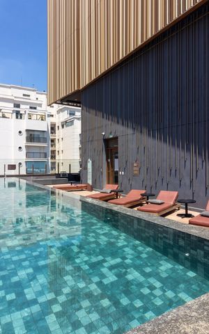 Studio para alugar com 27m², 1 quarto e sem vaga Studio para alugar com 27m², 1 quarto e sem vagaÁrea comum - Piscina