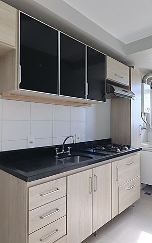 Apartamento à venda com 56m², 2 quartos e 1 vagaCozinha 