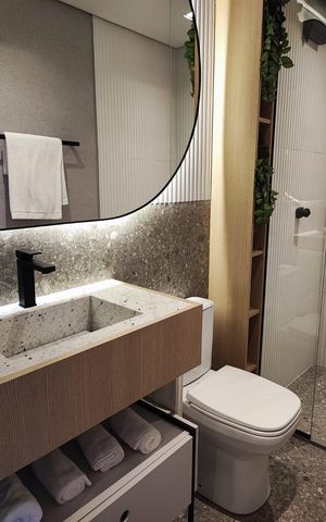 Apartamento à venda com 44m², 2 quartos e sem vaga Apartamento à venda com 44m², 2 quartos e sem vagaBanheiro