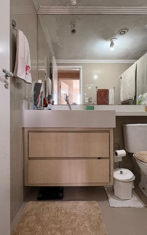 Apartamento à venda com 63m², 3 quartos e 1 vaga Apartamento à venda com 63m², 3 quartos e 1 vagaBanheiro