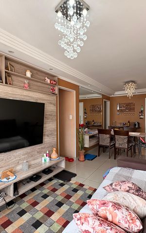 Apartamento à venda com 63m², 3 quartos e 1 vaga Apartamento à venda com 63m², 3 quartos e 1 vagaSala