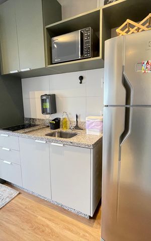 Apartamento para alugar com 25m², 1 quarto e 1 vaga