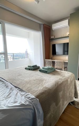 Apartamento para alugar com 25m², 1 quarto e 1 vaga