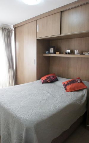 Apartamento à venda com 62m², 2 quartos e 1 vagaQuarto Suíte