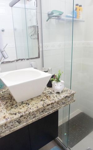 Apartamento à venda com 62m², 2 quartos e 1 vagaBanheiro da Suíte